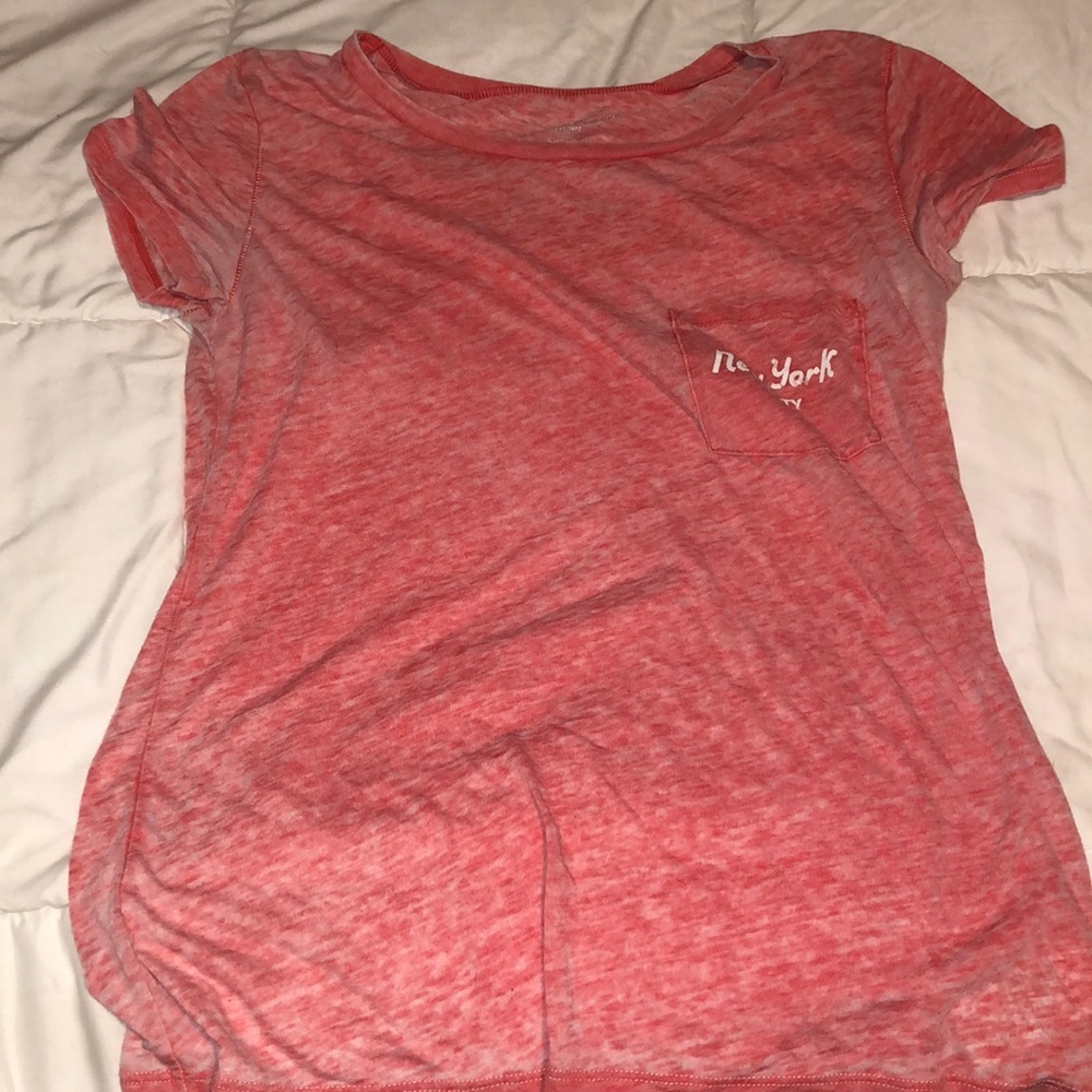 American Eagle Red New York Tee Shirt